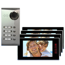 Futuro 700 Four Wire Video Door Intercom with Four separate doorbells for businesses