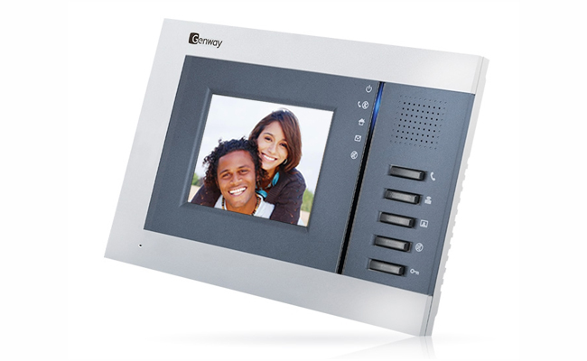 Genway Juno Keyfob Reader 4-Flat Video Intercom System #2