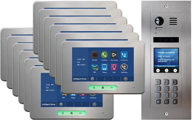 2-Easy Vulcan Touchscreen and Keypad 15-Flat Alecto Monitors