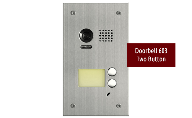 2-Easy Aura White 603 2-Flat Video Door Entry Kit #2