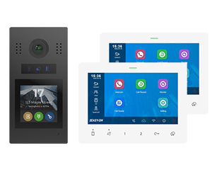 2-Flat Direct Call Door Entry System Full Colour Night Vision Mobile App