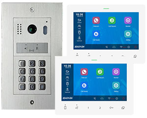 2-Flat Door Entry System Full Colour Night Vision Mobile App