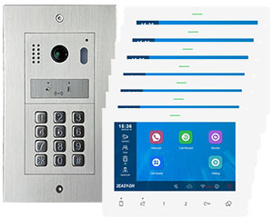 7-Flat Door Entry System Full Colour Night Vision Mobile App