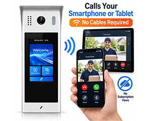 2-Easy StarLight 20-Way Apartment Video Door Entry System with Mobile App, Digital Keypad and 40 Fobs No Subscription Fees