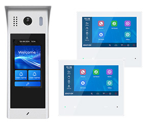 2-Flat Direct Call Door Entry System StarLight Full Colour Night Vision Mobile App