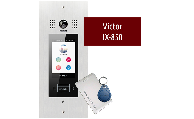 Victor IX850 POE Apartment Video Door Entry System Bespoke