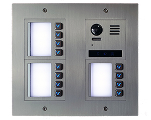 12-Apartment Vulcan Direct Call Video Door Entry System Bespoke