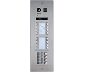 16-Apartment Vulcan Direct Call Keypad Video Door Entry System Bespoke