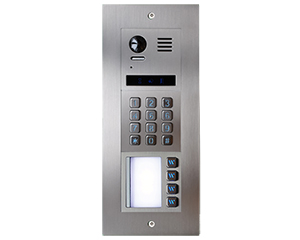 4-Flat Vulcan Direct Call Keypad Video Door Entry System Bespoke
