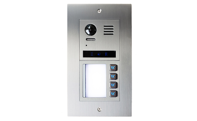 2-Easy Vulcan Direct Call 4-Apartment Video Door Entry System Bespoke