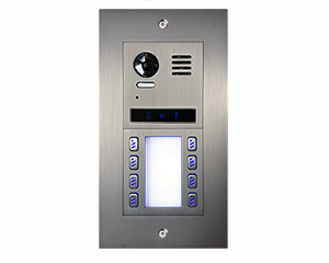 8-Apartment Vulcan Direct Call Video Door Entry System Bespoke