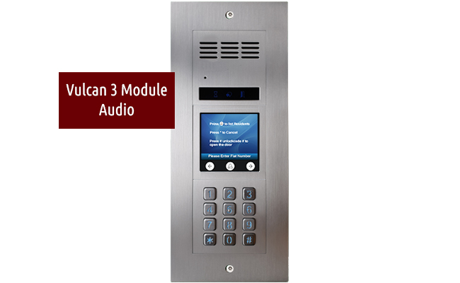 2-Easy 3-Module Vulcan Digital Apartment Audio Door Entry System Bespoke #2