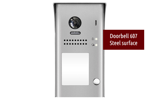 2-Easy Cronus White 3-Monitor Door Entry Kit Surface Doorbell #2