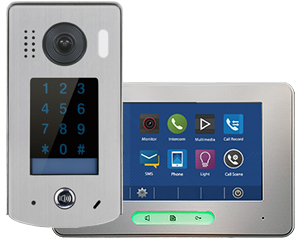 2-Easy Alecto 1-Monitor Door Entry Kit Touchscreen Keypad Doorbell