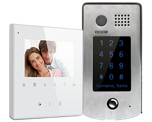 2-Easy Avro 1-Monitor Door Entry Touchscreen Keypad Doorbell