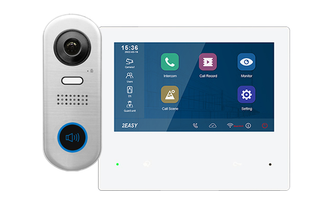 1-Monitor DX482 WiFi Door Entry Kit Mobile App Slim Doorbell