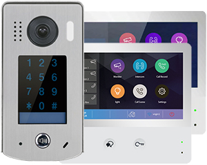 2-Easy WiFi IP 2-Monitor Door Entry Touchscreen Keypad Doorbell