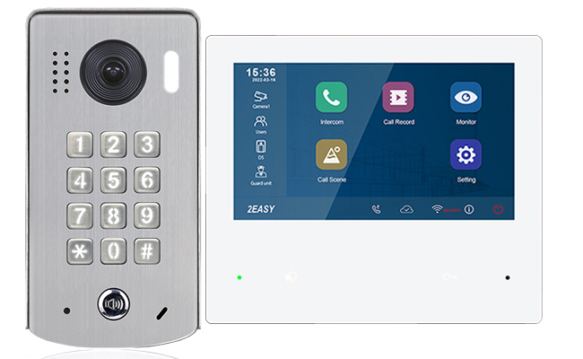 1-Monitor DX482 WiFi Door Entry Kit Mobile App Keypad Doorbell