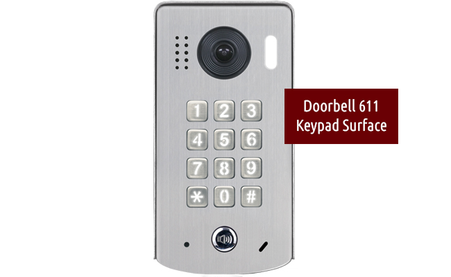 2-Easy Alecto 5-Monitor Door Entry Kit Keypad Doorbell #3