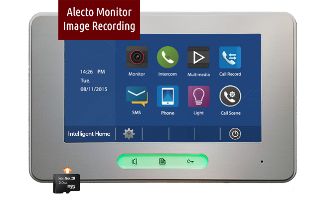 2-Easy Alecto 7-Monitor Door Entry Kit Keypad Doorbell #2