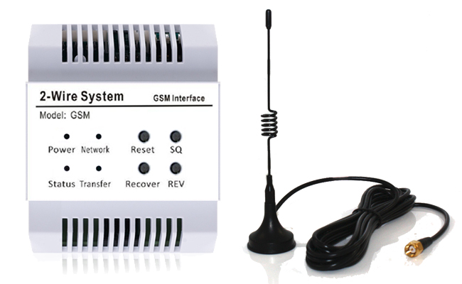 2-Easy Cronus White 1-Monitor Door Entry Kit GSM Keypad Doorbell #5