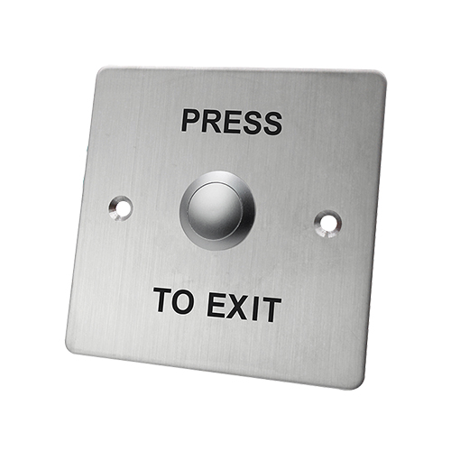 SB10 Stainless Steel Indoor Exit Button 86 x 86mm