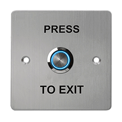 SB10R Exit Button with illuminated Button 88 x 88mm