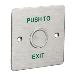 SBW86 Piezoelectric Stainless Steel Outdoor Exit Button 86 x 86mm